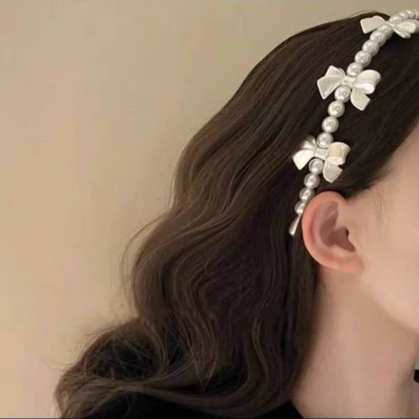 تل مرواریدی مجلسی پاپیون‌دار