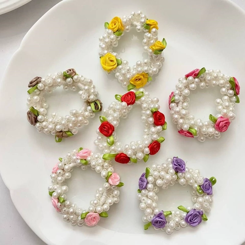 کشمو مرواریدی طرح گل رز