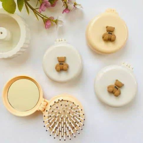 شانه آینه تاشو طرح تدی